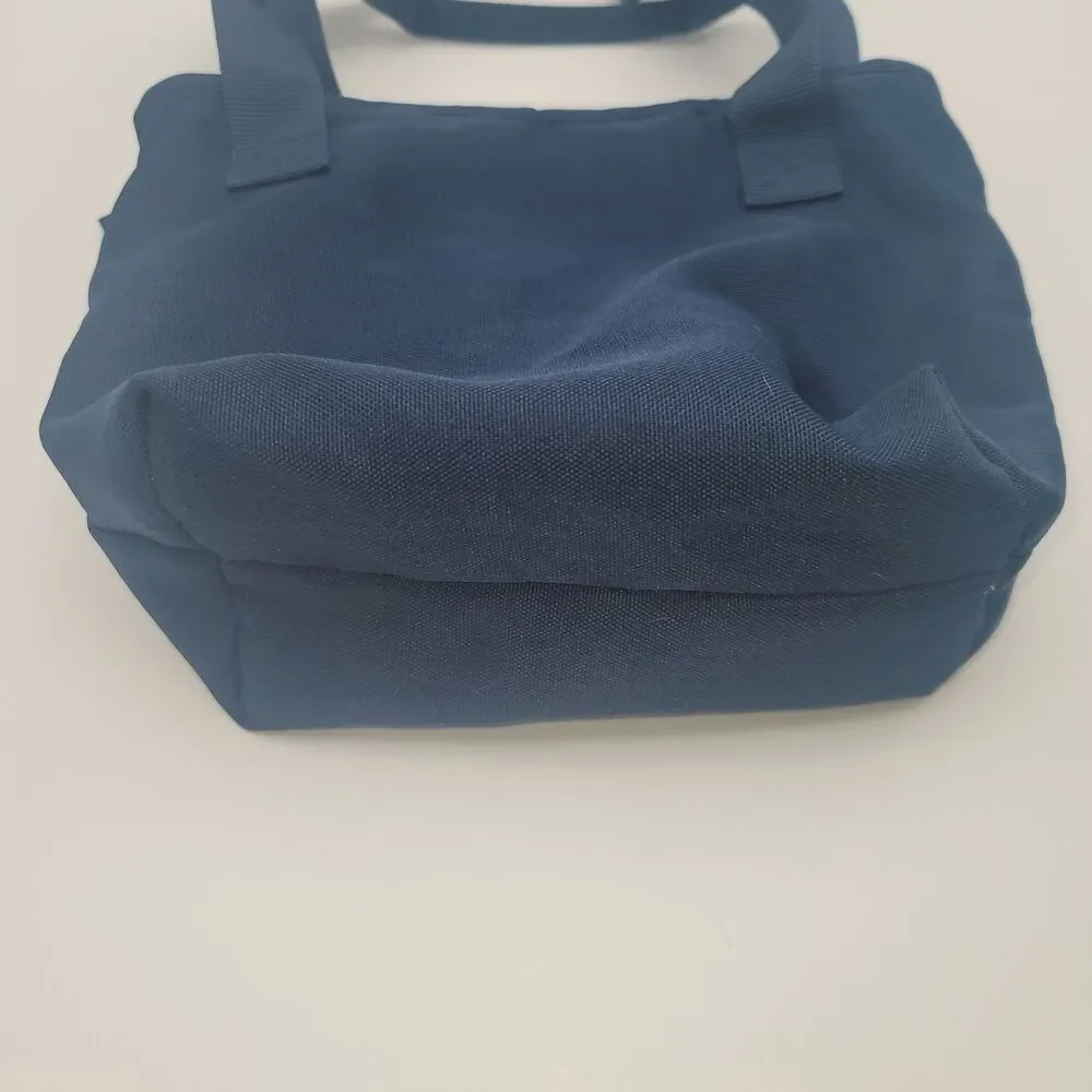 Polo Ralph Lauren Classic Pony Insulated Lunch Tote Newport Navy Blue Red Logo
